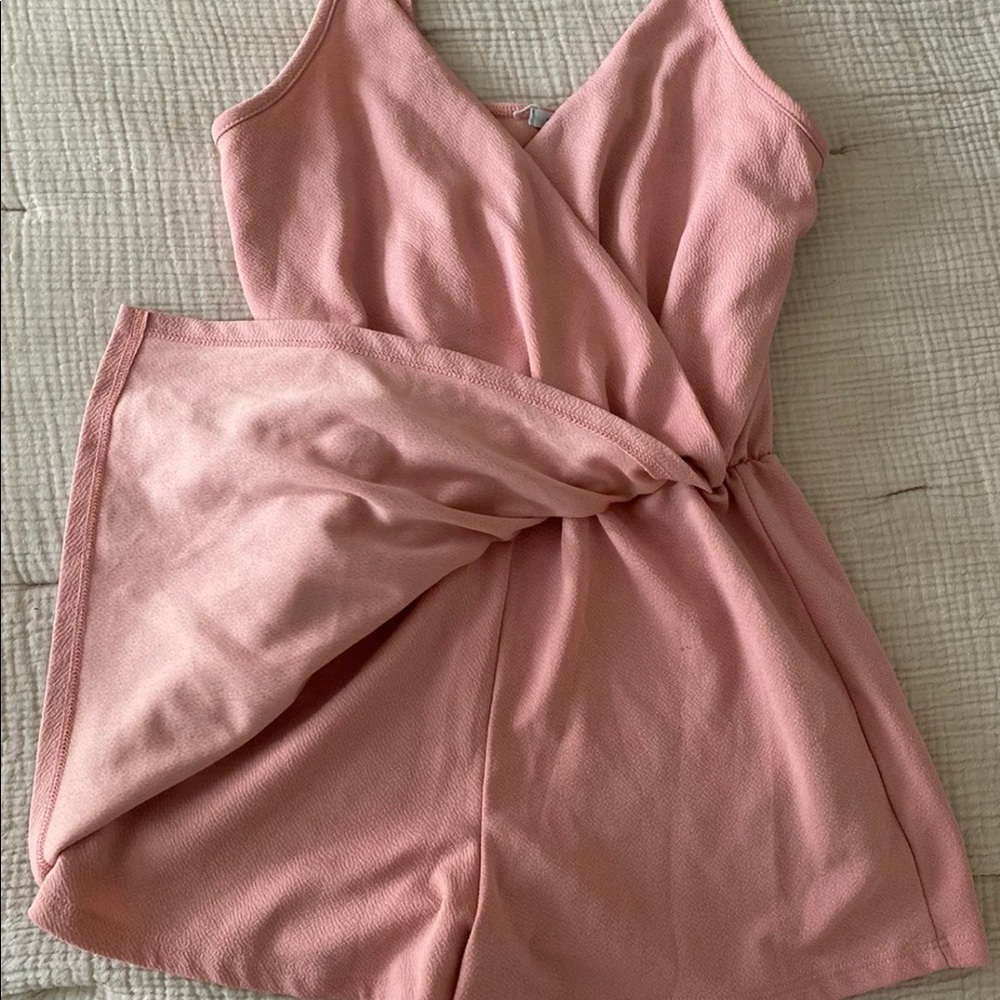 Pink romper XS